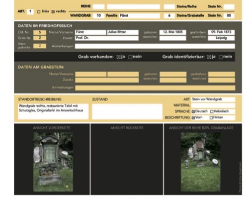 Datenbank „Alter Israelitischer Friedhof zu Leipzig