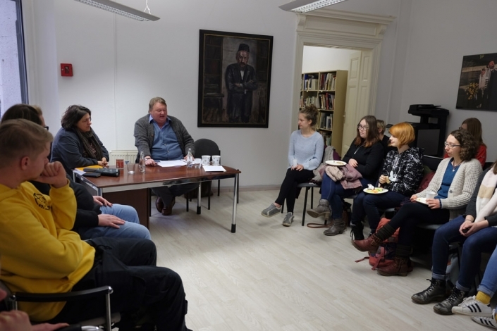 Workshop mit Schülern der Henriette Goldschmidt Schule in der Ephraim Carlebach Stiftung_Projekterarbeitung