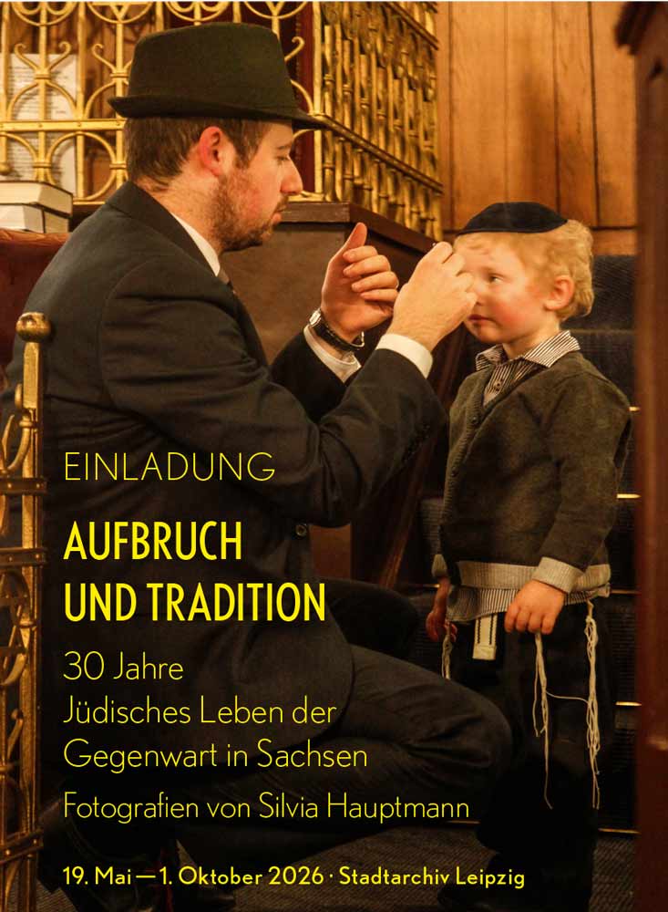 Wir laden Sie herzlich ein zur Ausstellungseröffnung   am Montag, 18. Mai 2026, 18 Uhr im Stadtarchiv Leipzig